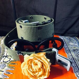 U.S. Army Olive Green Web Belt